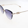 Bolon Eyewear Occhiali sole BL7197 BL7197A61 150-59-15 - Occhiali da sole donna Bolon BL7197 A61 montatura oro/metallo senza bordo con lenti grigio sfumato, misura 59‑15‑150 mm — design femminile raffinato e leggero, perfetto per un look elegante e contemporaneo.