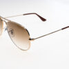 Ray-Ban Occhiali sole unisex 3025 SOLE 0RB3025  55  001/51 135-55-14 - Occhiali da sole unisex Ray-Ban RB3025 SOLE (001/51) – forma aviator iconica, montatura in metallo oro, lenti marrone gradient, misura 55-14 mm. Eleganti, universali e perfetti per uno stile senza tempo.