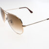 Ray-Ban Occhiali sole unisex 3025 SOLE 0RB3025  58  001/51 135-58-14 - Occhiali da sole unisex Ray‑Ban RB3025 001/51 misura 58‑14‑135 mm con montatura metallo oro Arista e lenti marrone degradé, design iconico “Aviator” perfetto per stile senza tempo.