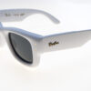 Ray-Ban Occhiali sole unisex 4940 SOLE 0RB4940  47  671/87 145-47-23 - Occhiali da sole unisex Ray‑Ban RB4940 Wayfarer Puffer col. 671/87: montatura in nylon bianco, lenti Ultra Black, misura 47‑23‑145 mm, stile audace e contemporaneo.